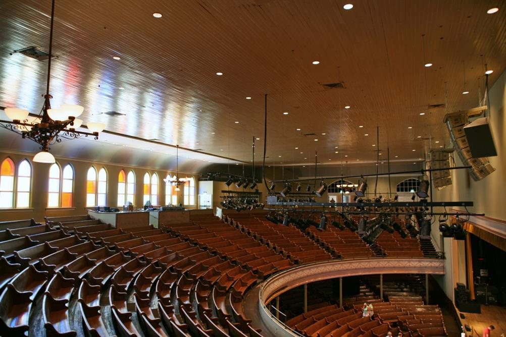 Grand Ole Opry Ryman Auditorium Seating Chart